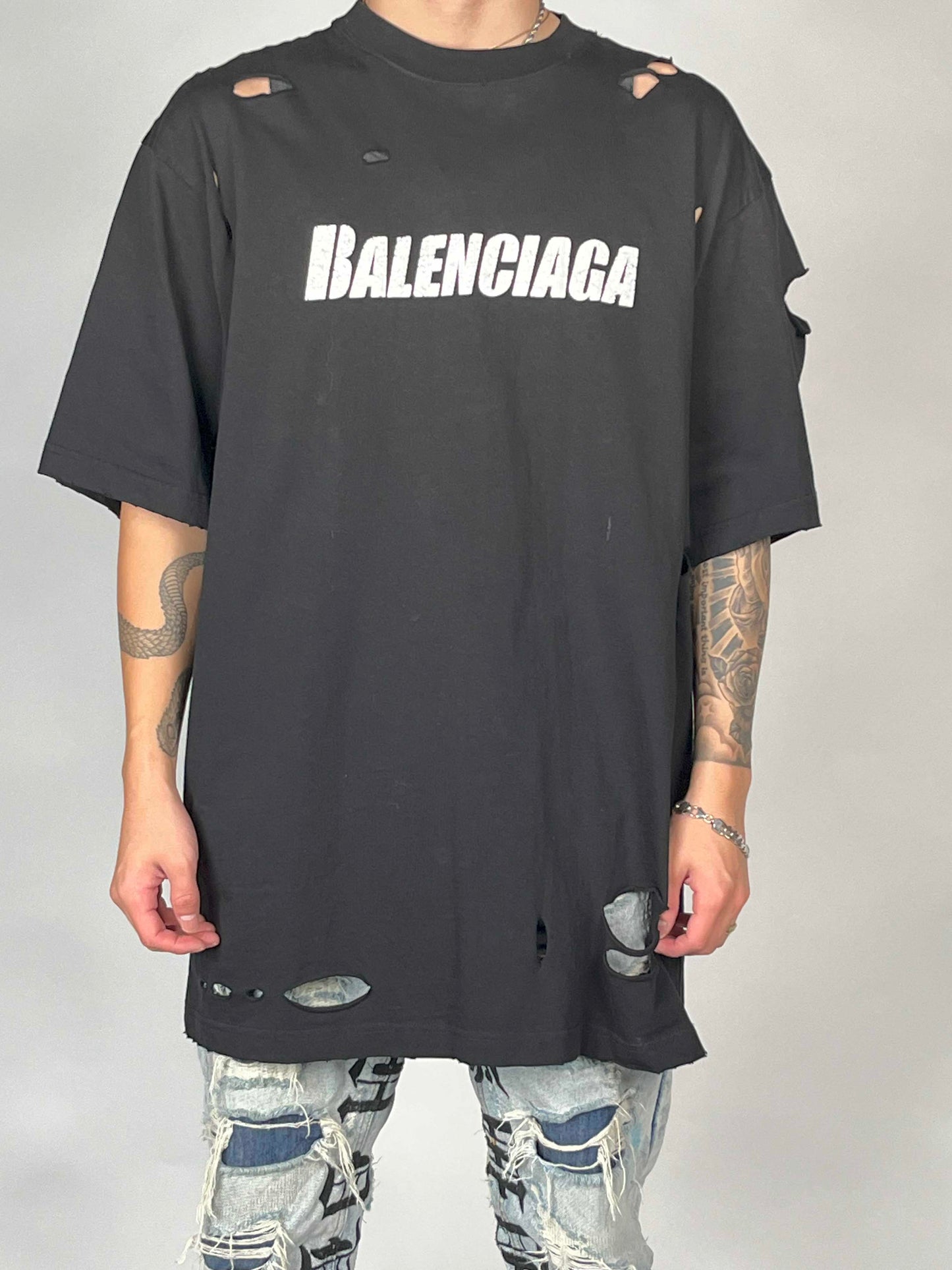 Balenciaga Damage Design S/S Tee