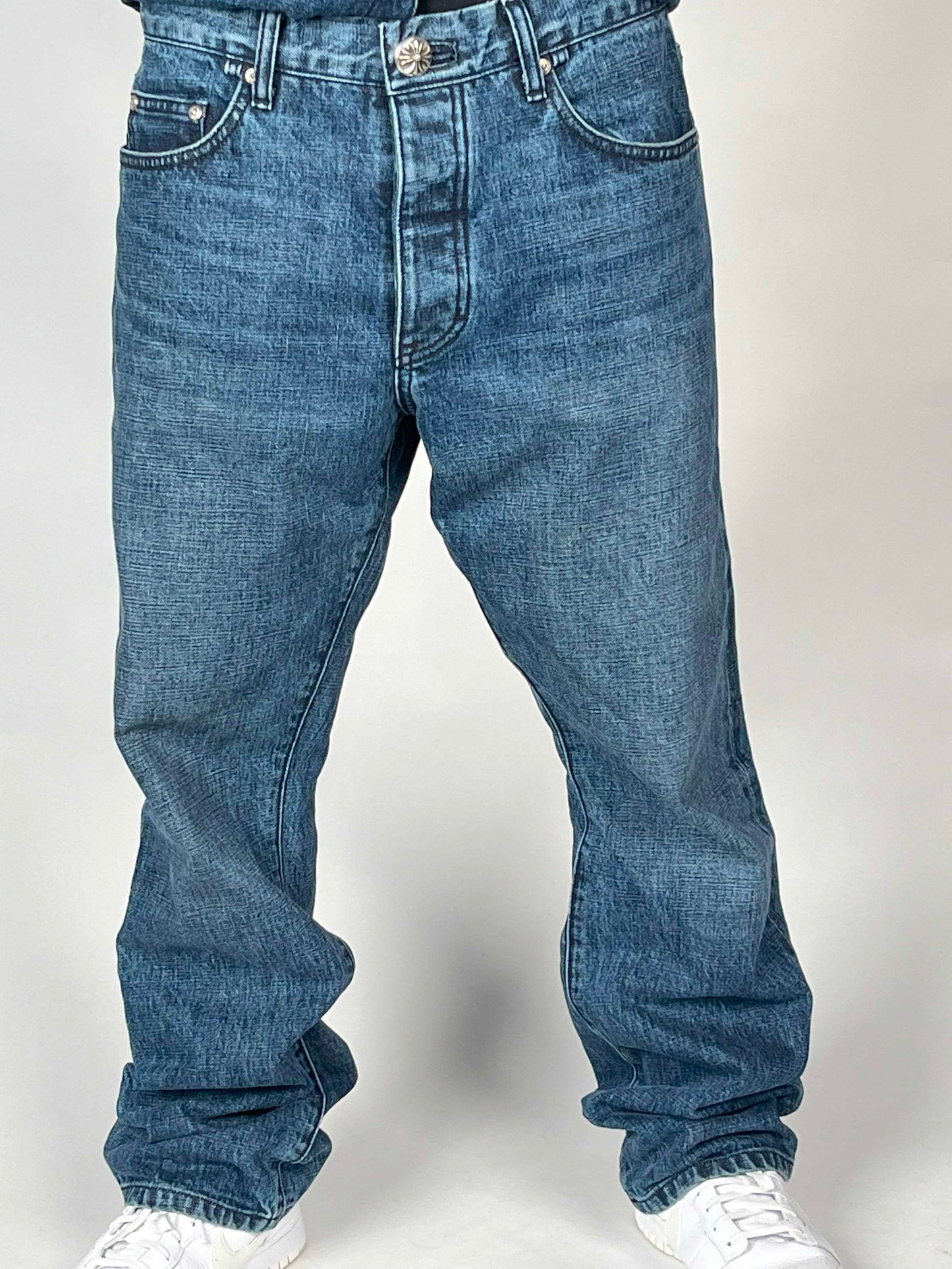 Chrome Hearts Indigo Denim Pants