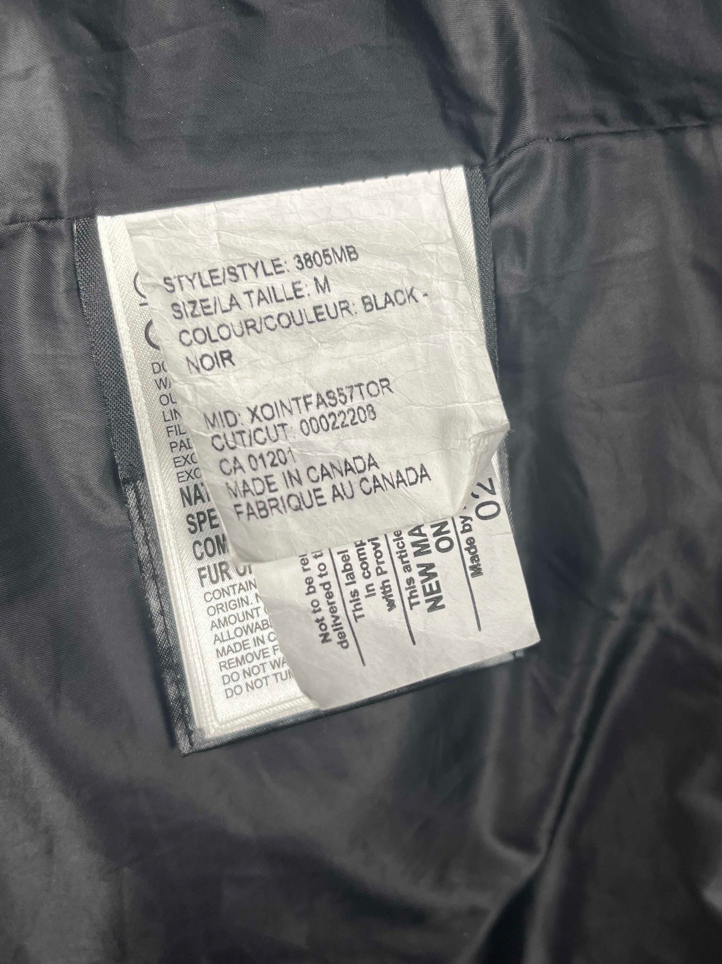 Canada Goose Black Label Down Jacket