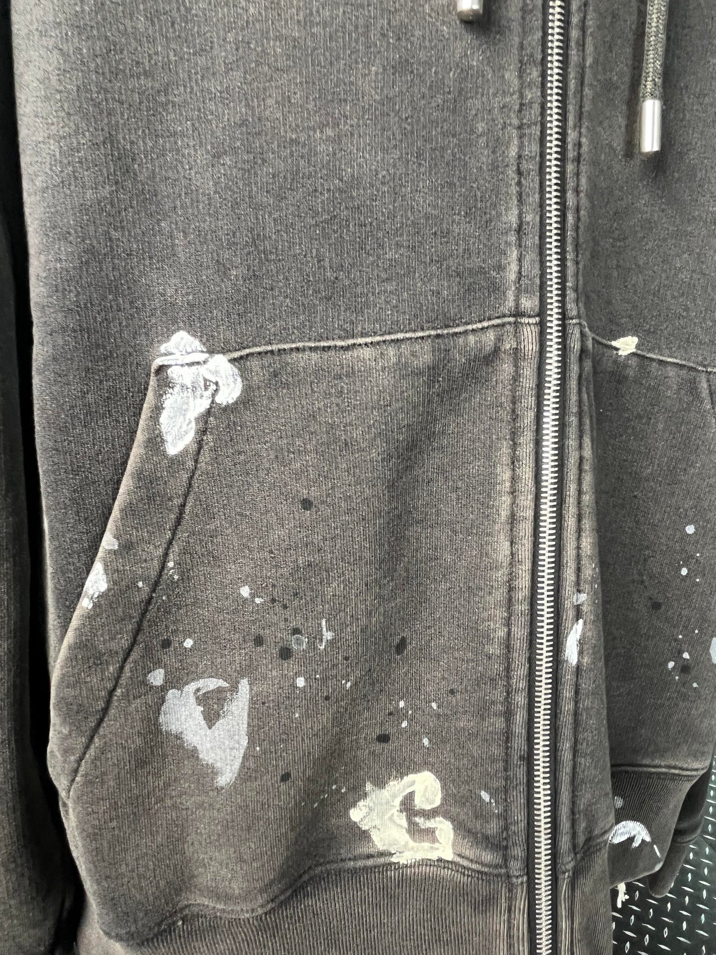 Galley Dept × LANVIN Paint Zip Up Hoodie