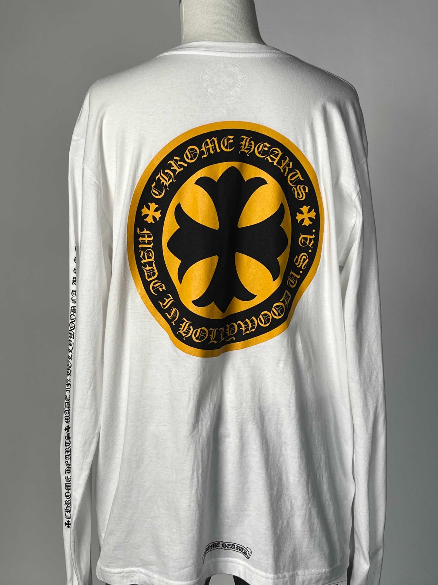 Chrome Hearts Back Circle Yellow L/S TEE