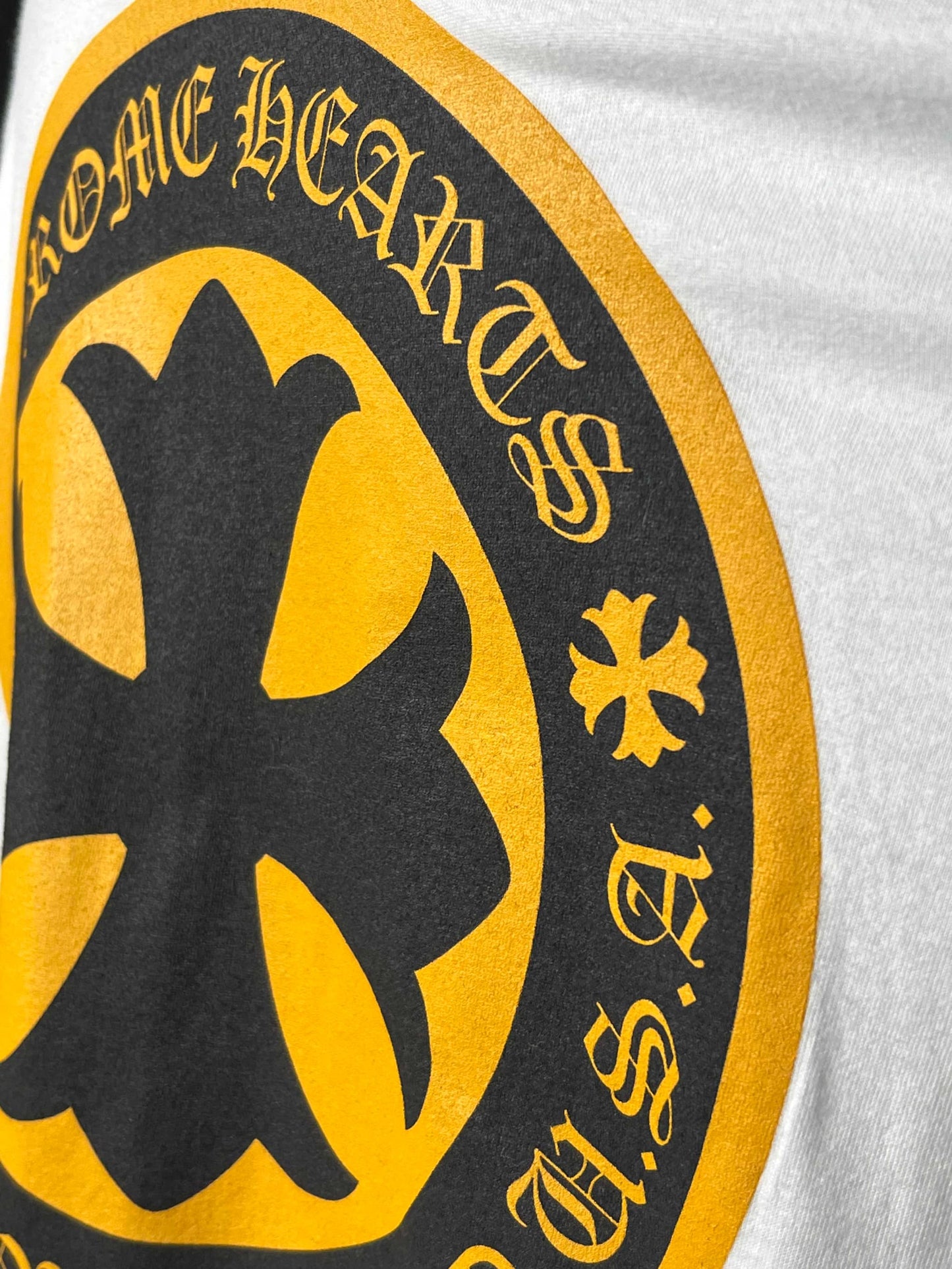 Chrome Hearts Back Circle Yellow L/S TEE