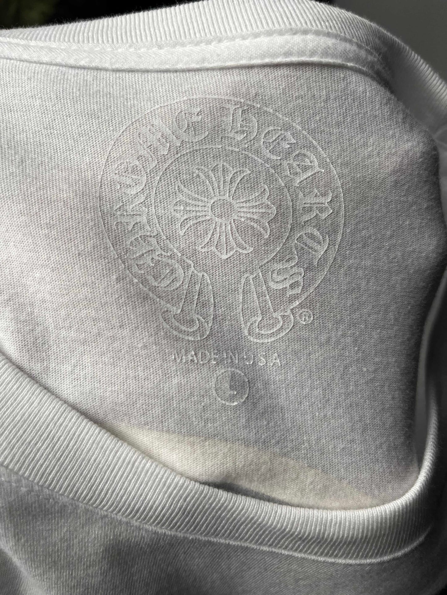 Chrome Hearts Back Circle Yellow L/S TEE