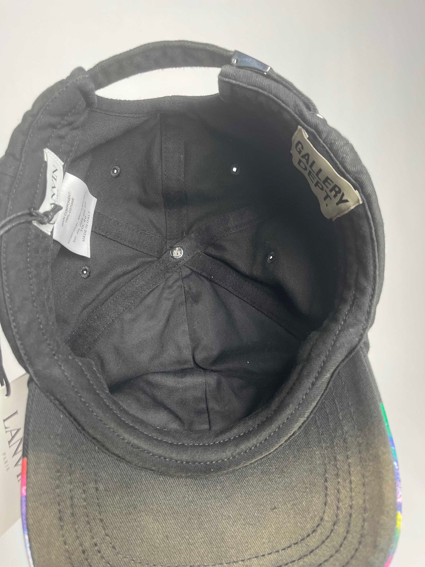 Gallery Dept × LANVIN Painted Logo Cap