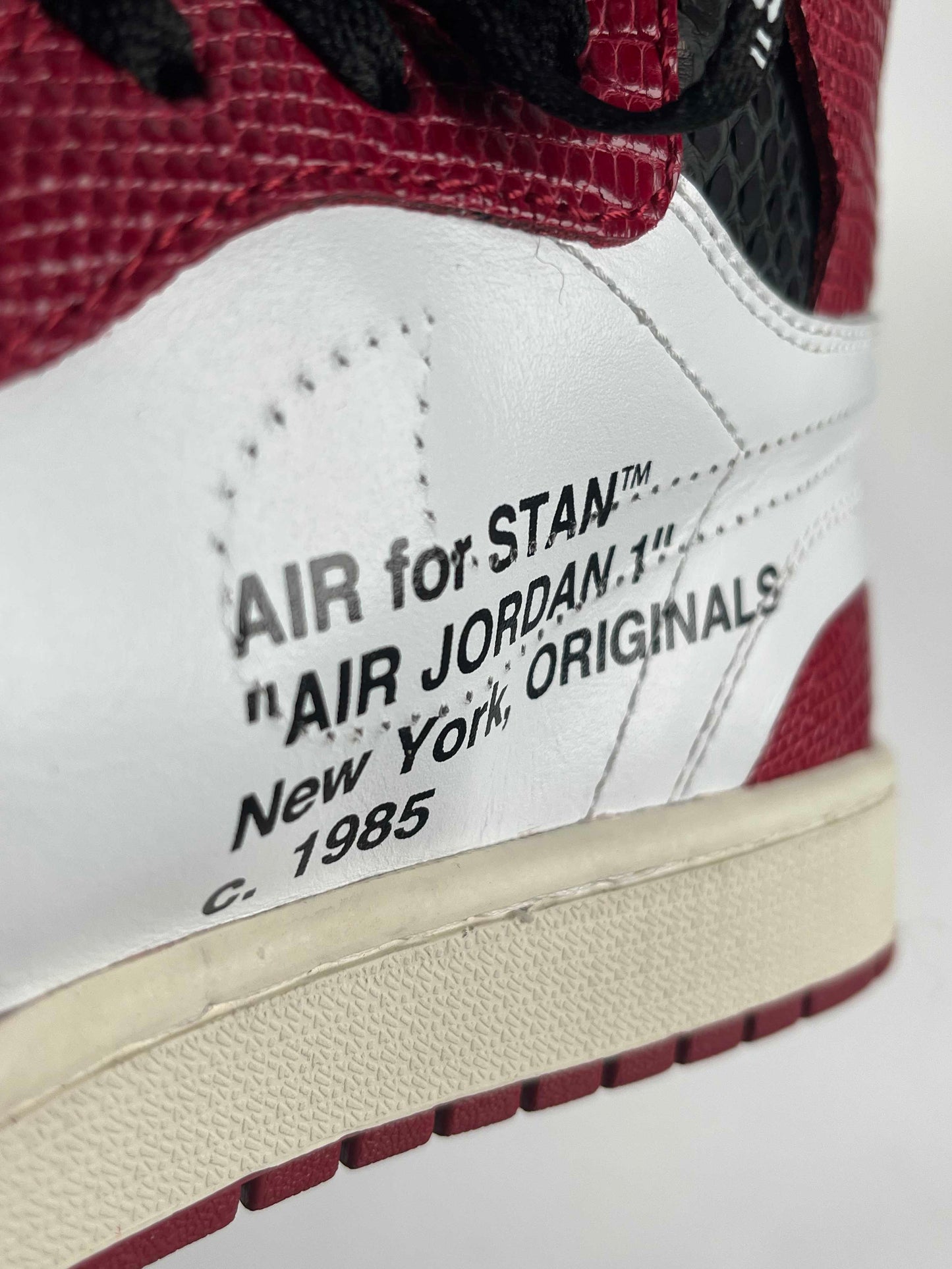 Stan × Nike Air Jordan 1 The Ten Chicago Python Lux
