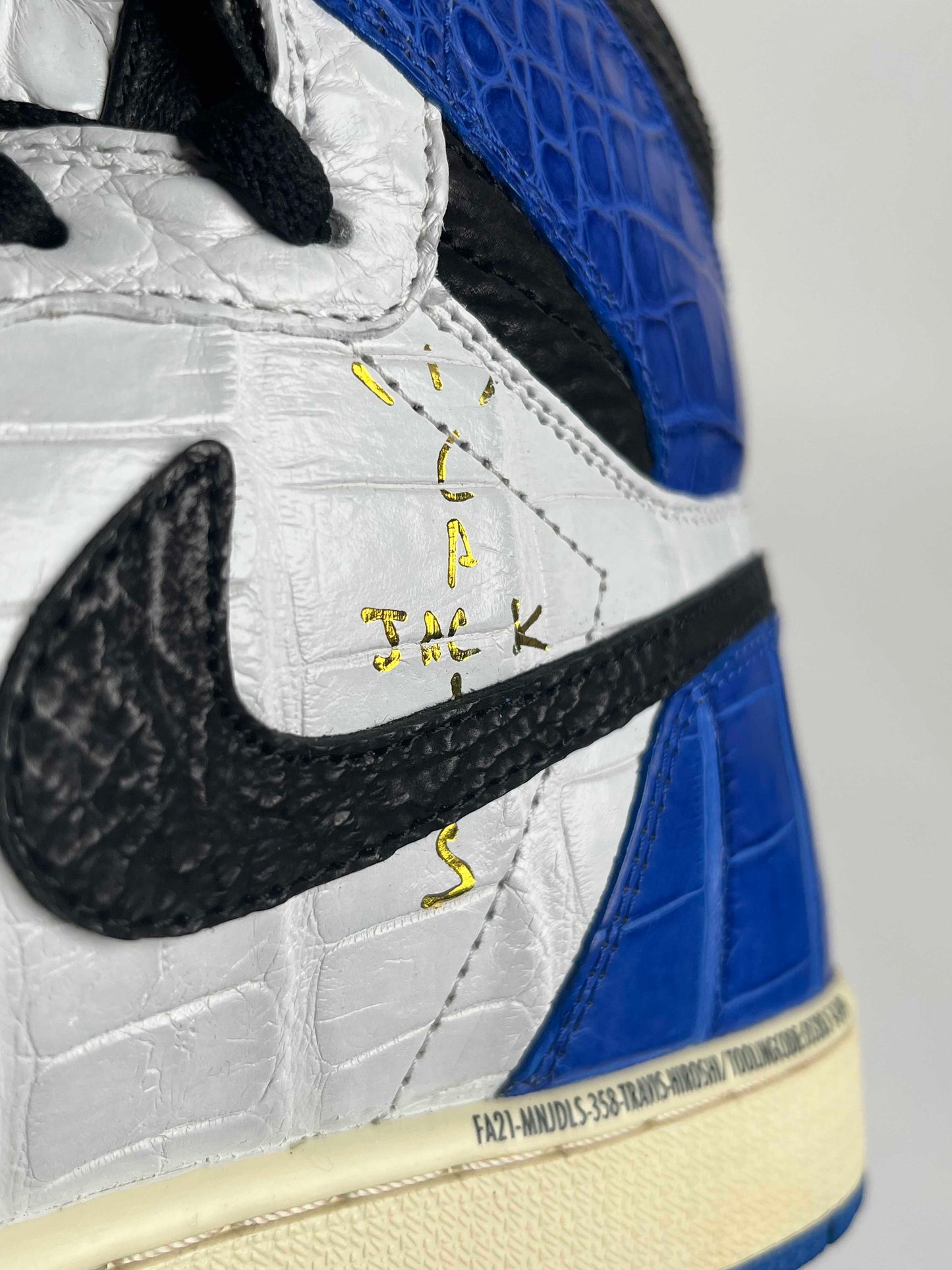 The Shoe Surgeon Travis Scott × Fragment × Nike Air Jordan 1 High