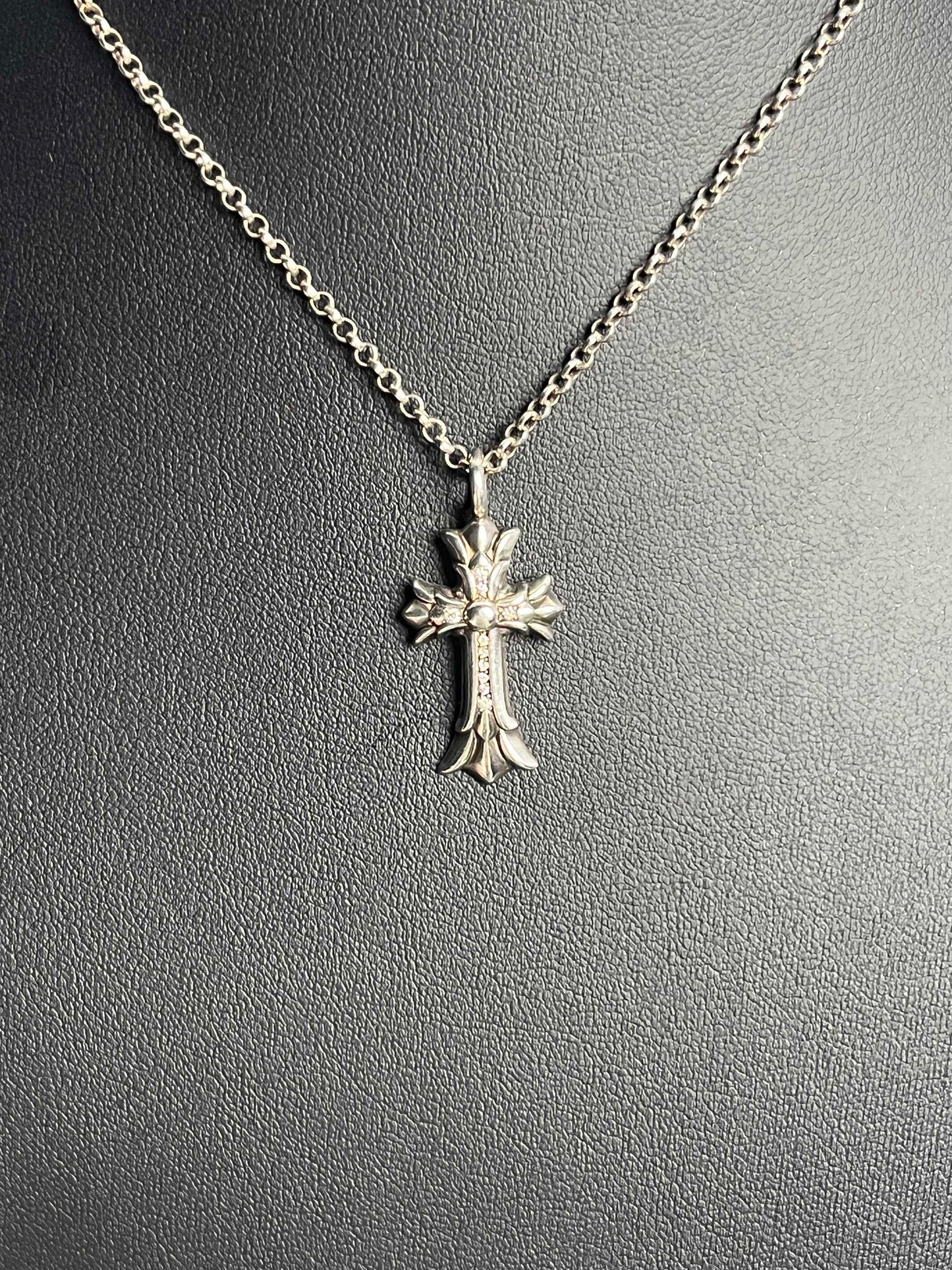 Chrome Hearts DBL CH CRS SML P/D