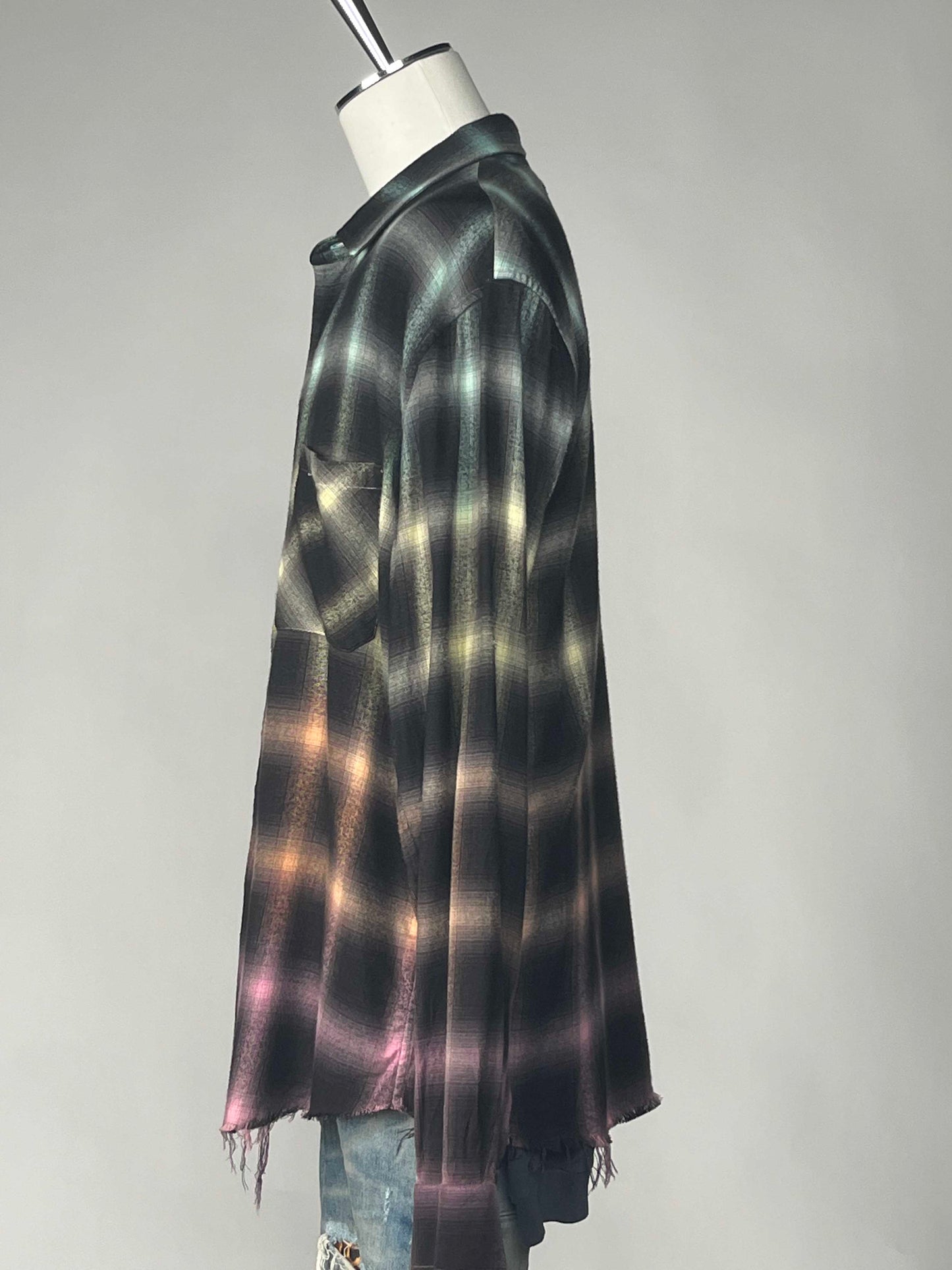 AMIRI Ombre Plaids Shirt M Multi