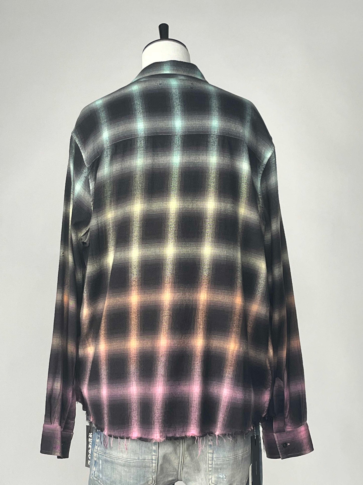 AMIRI Ombre Plaids Shirt M Multi