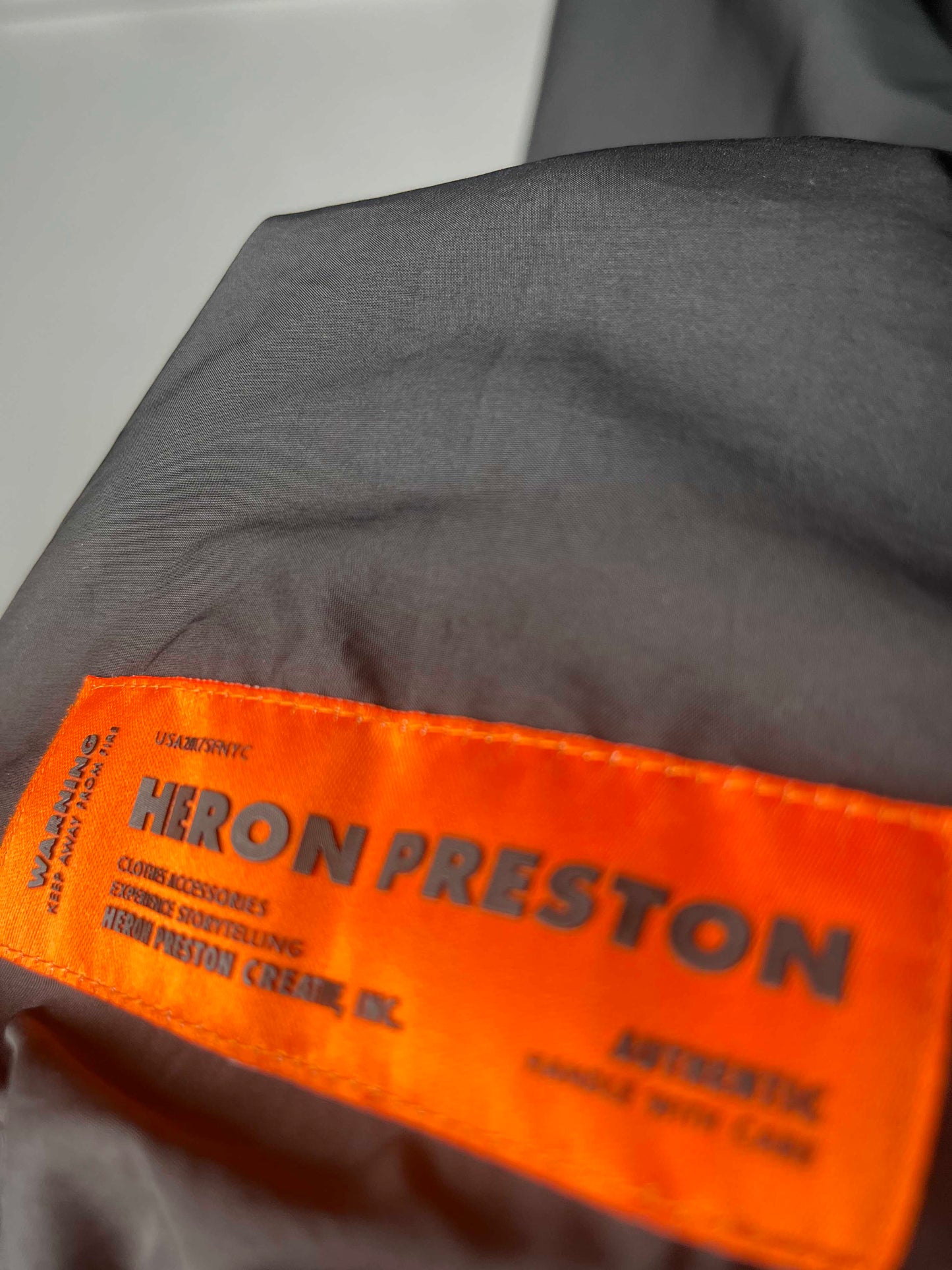 Heron Preston Basic CTNMb Coach Jacket L Black