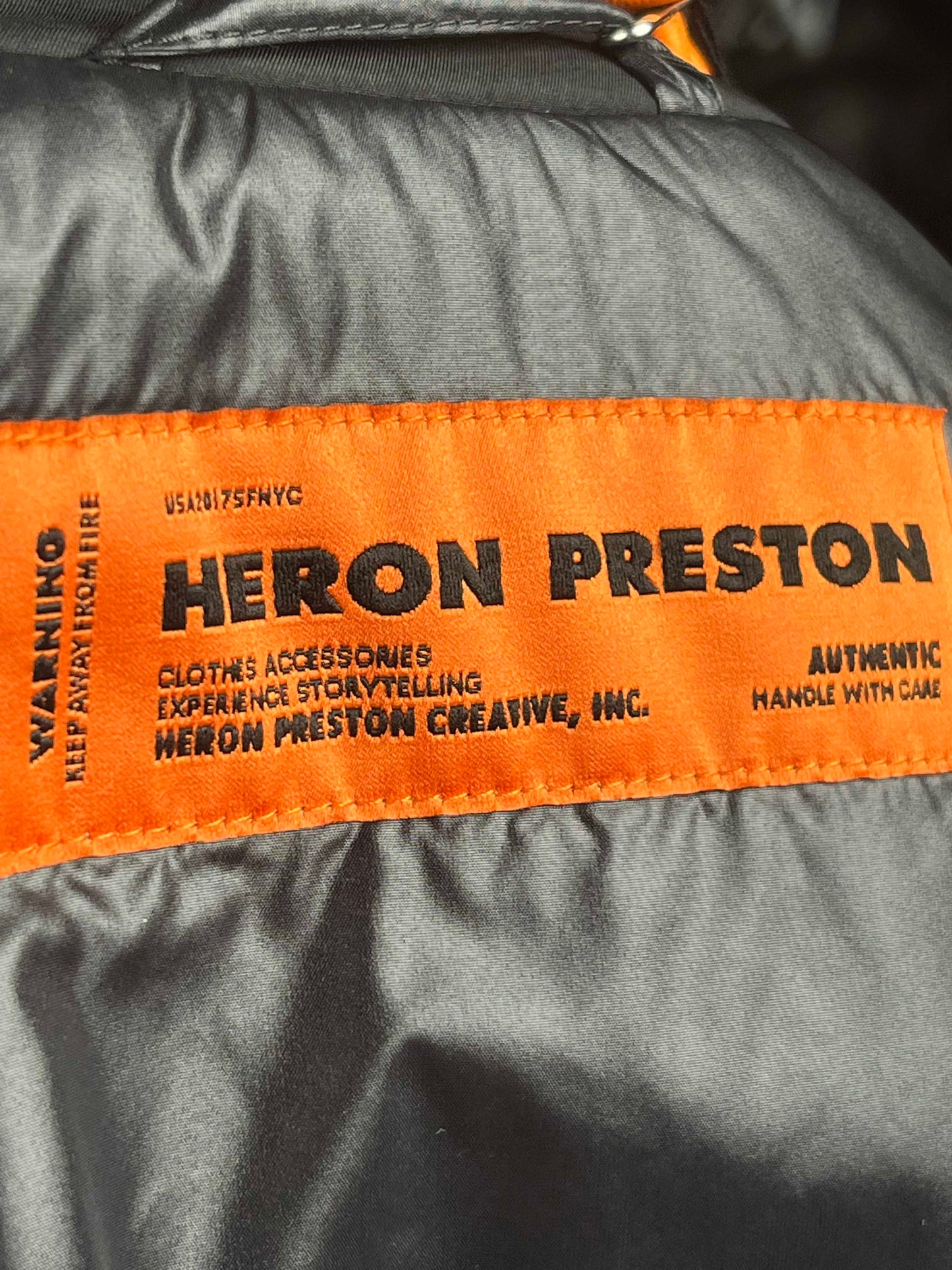 Heron Preston Basic CTNMb Coach Jacket L Black