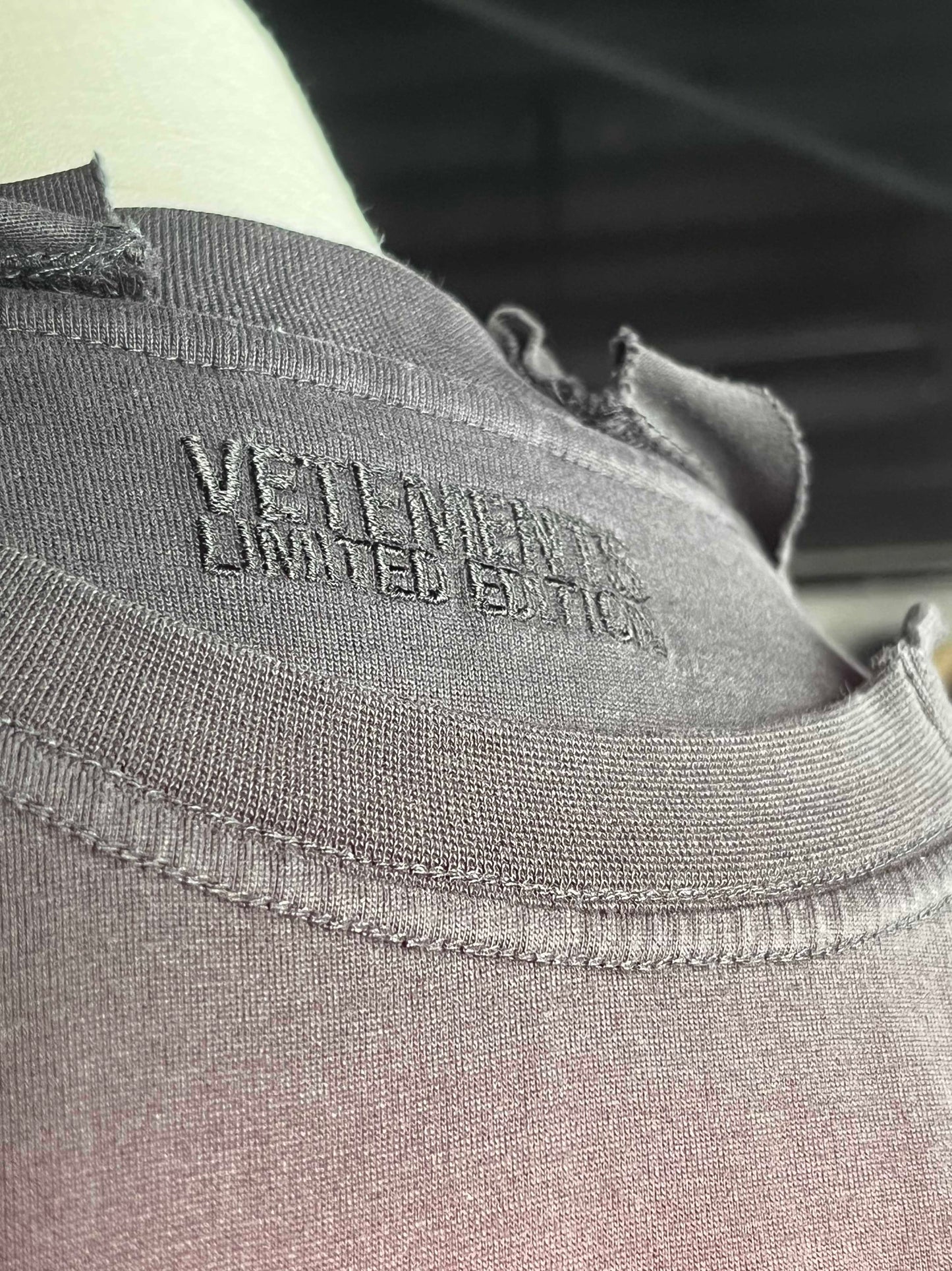 Vetements Motocross Patched L/S Tee XS Black