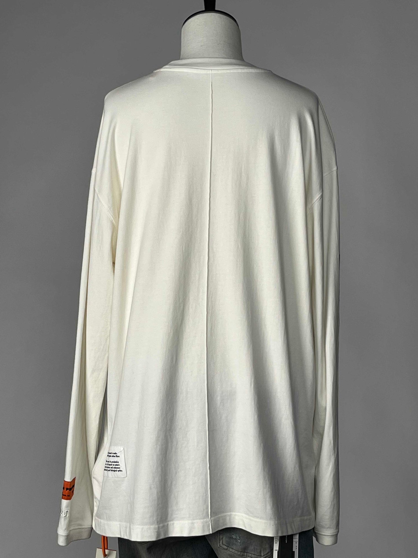 Heron Preston 20SS Birds Print L/S Tee M White