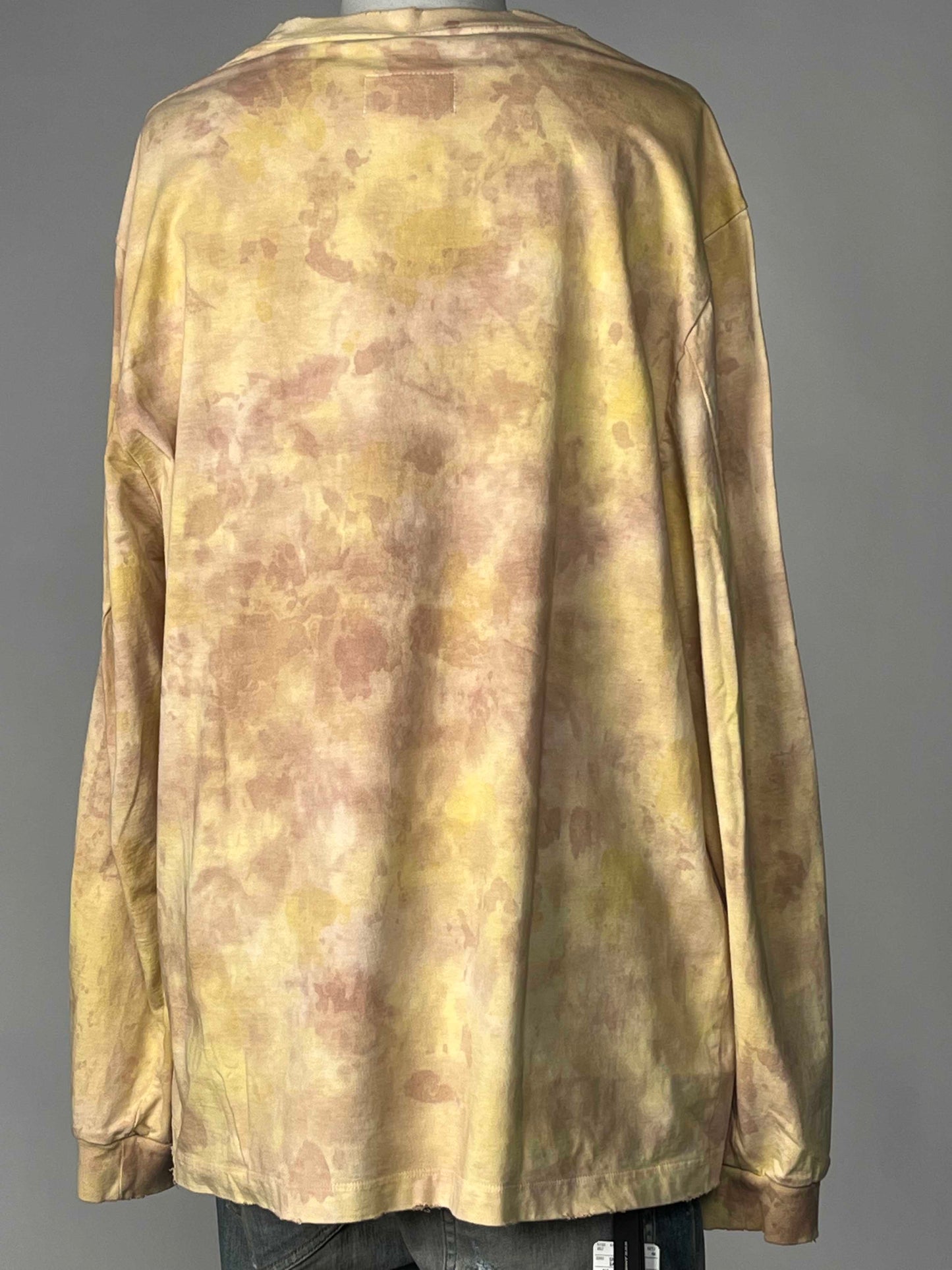 Doublet Vegetable Dyed S/S Tee L Cypress Bark
