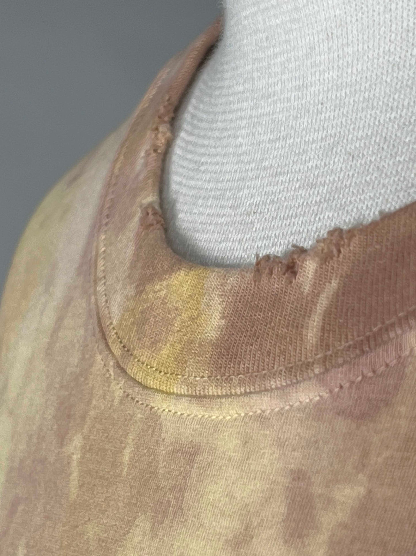 Doublet Vegetable Dyed S/S Tee L Cypress Bark