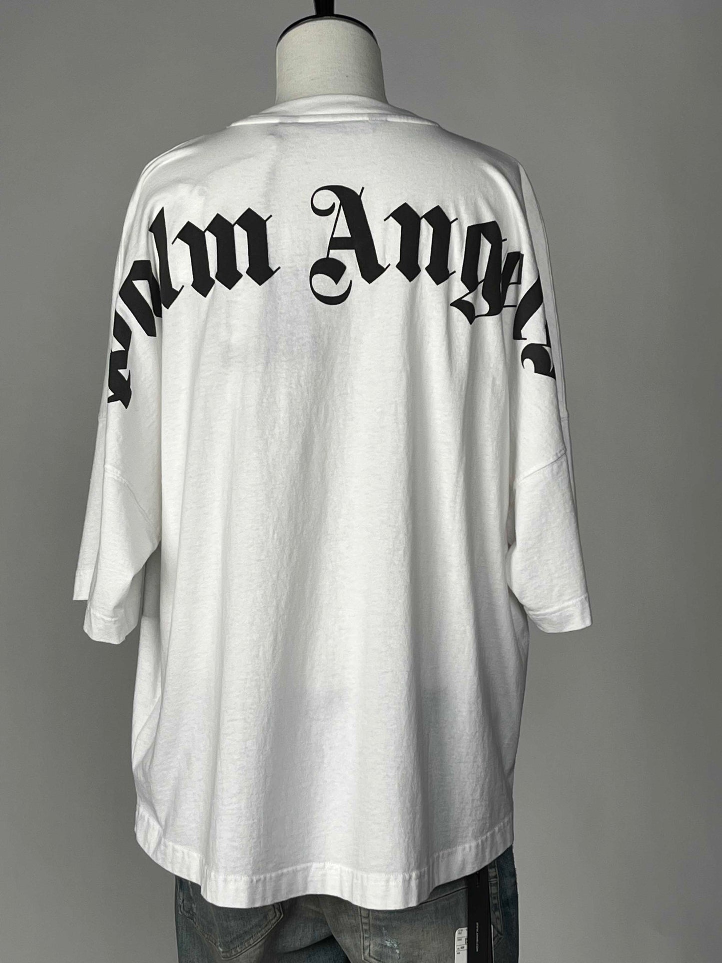 Palm Angels Logo Over S/S Tee L White