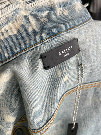 AMIRI Bleached Trucker Jacket