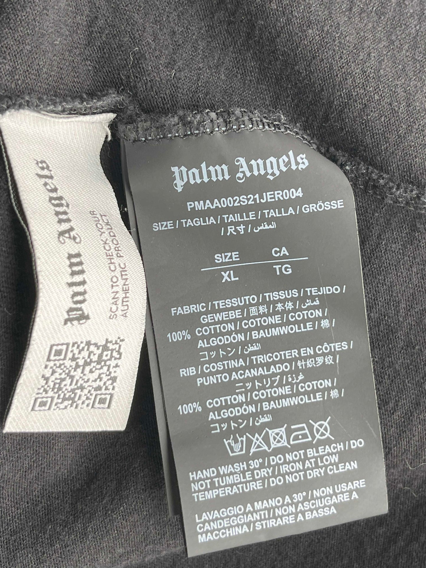 Palm Angels Back Logo S/S Tee