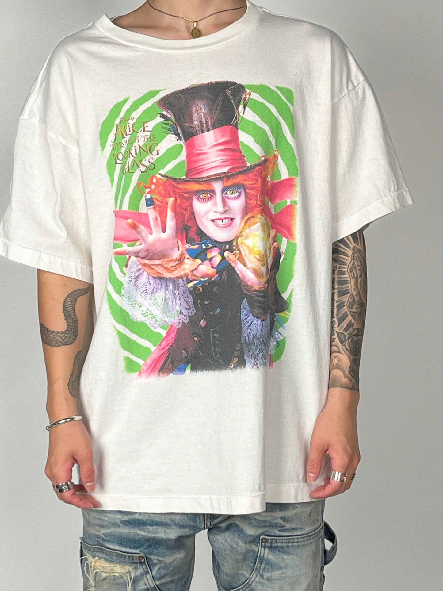 Saint Michael Mad Hatter S/S Tee White