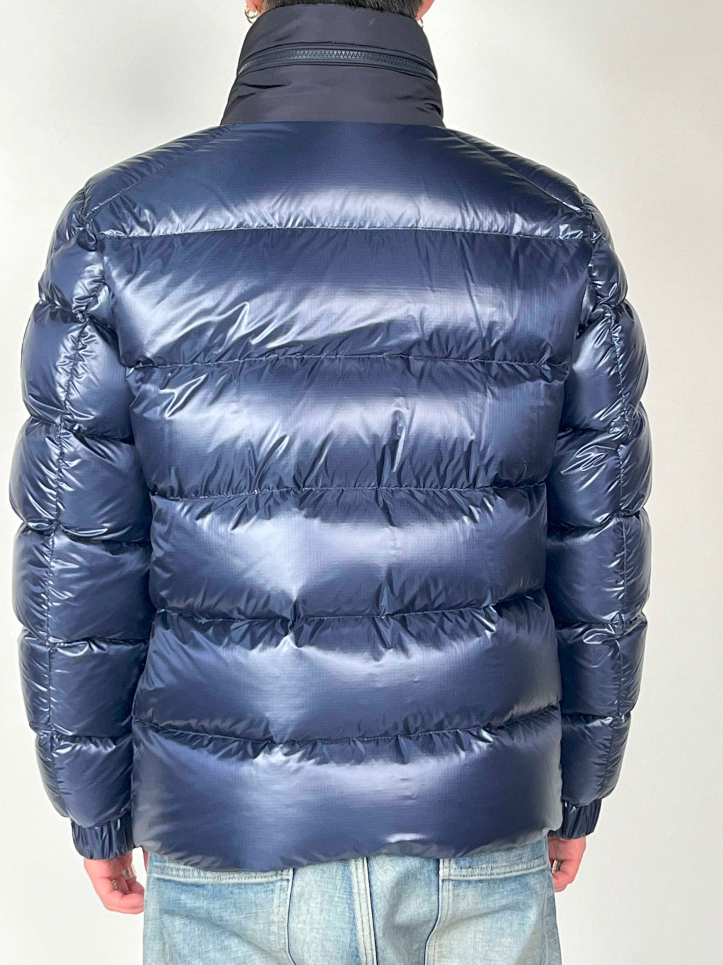 Moncler Badenne Giubbotto Down Jacket Navy