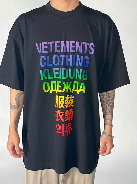 Vetements Translation S/S TEE black