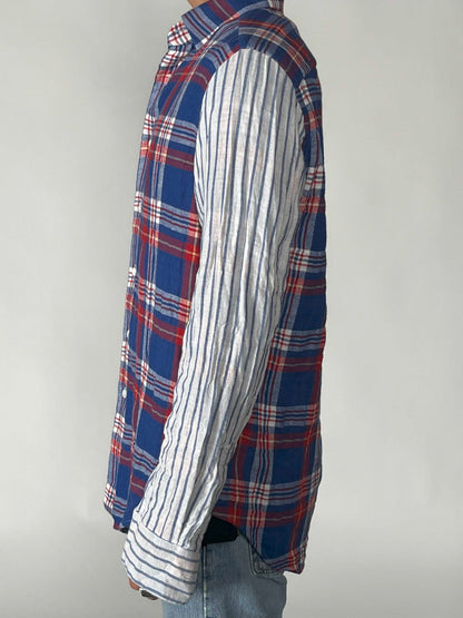 Loewe Check Stripe Shirt Anagram