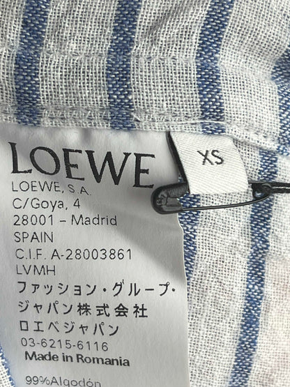 Loewe Check Stripe Shirt Anagram