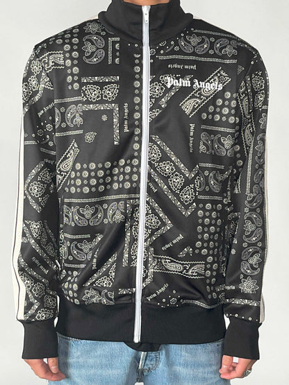 Palm Angels Bandana Logo Print Jacket