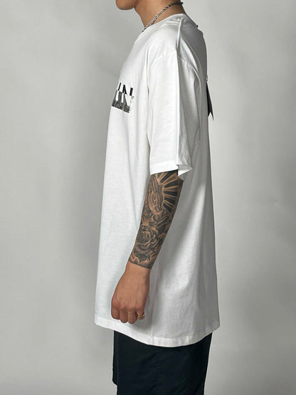 Balmain Silver Logo S/S Tee