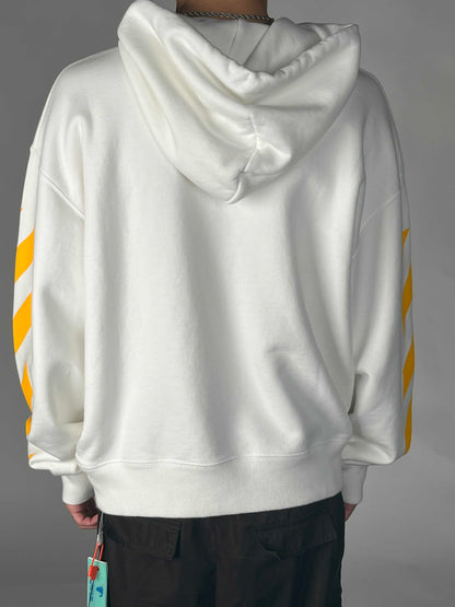 Off-White Caravaggio Diag Striped Hoodie