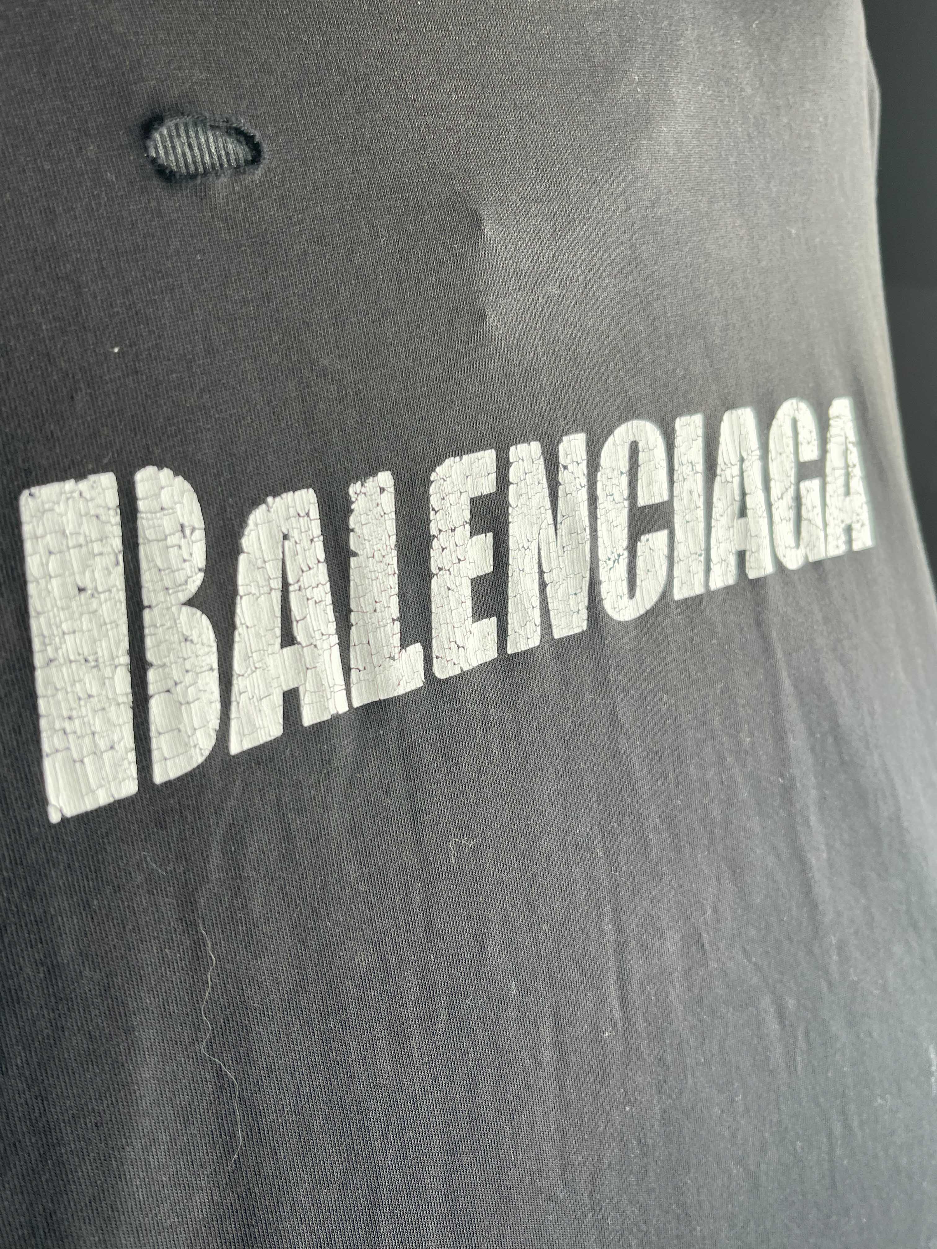 Balenciaga Damage Design S/S Tee