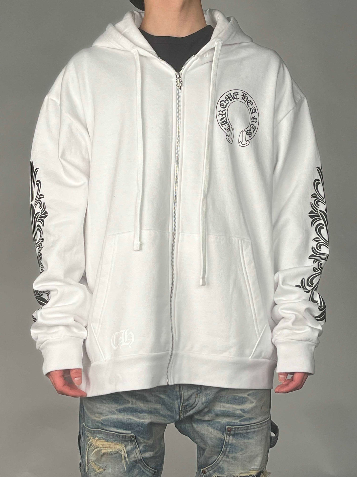 Chrome Hearts Horesshoe Zip Hoodie