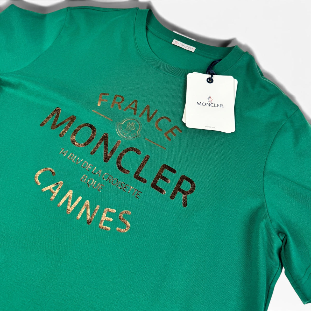 Moncler France S/S Tee Green