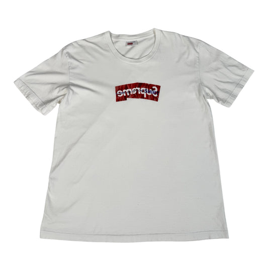 Supreme Garcons Box Logo S/S Tee White