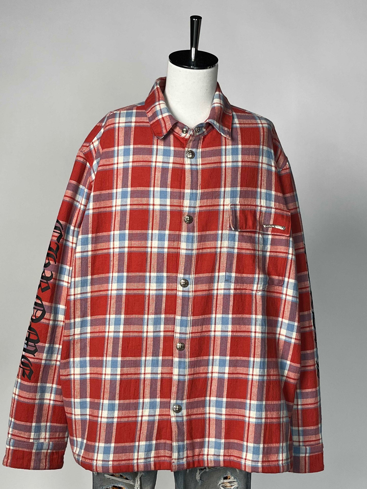 Chrome Hearts Work'n Check L/S Shirts Jacket