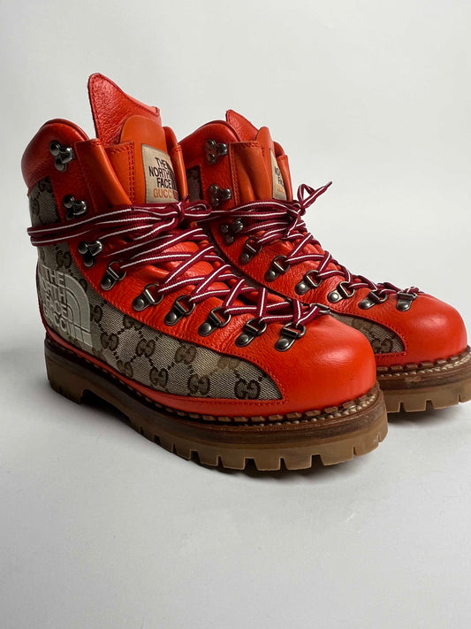 The North Face × GUCCI GG Monogram Boots