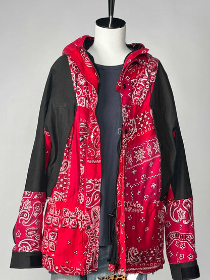 READYMADE Bandana Mountain Parka Red